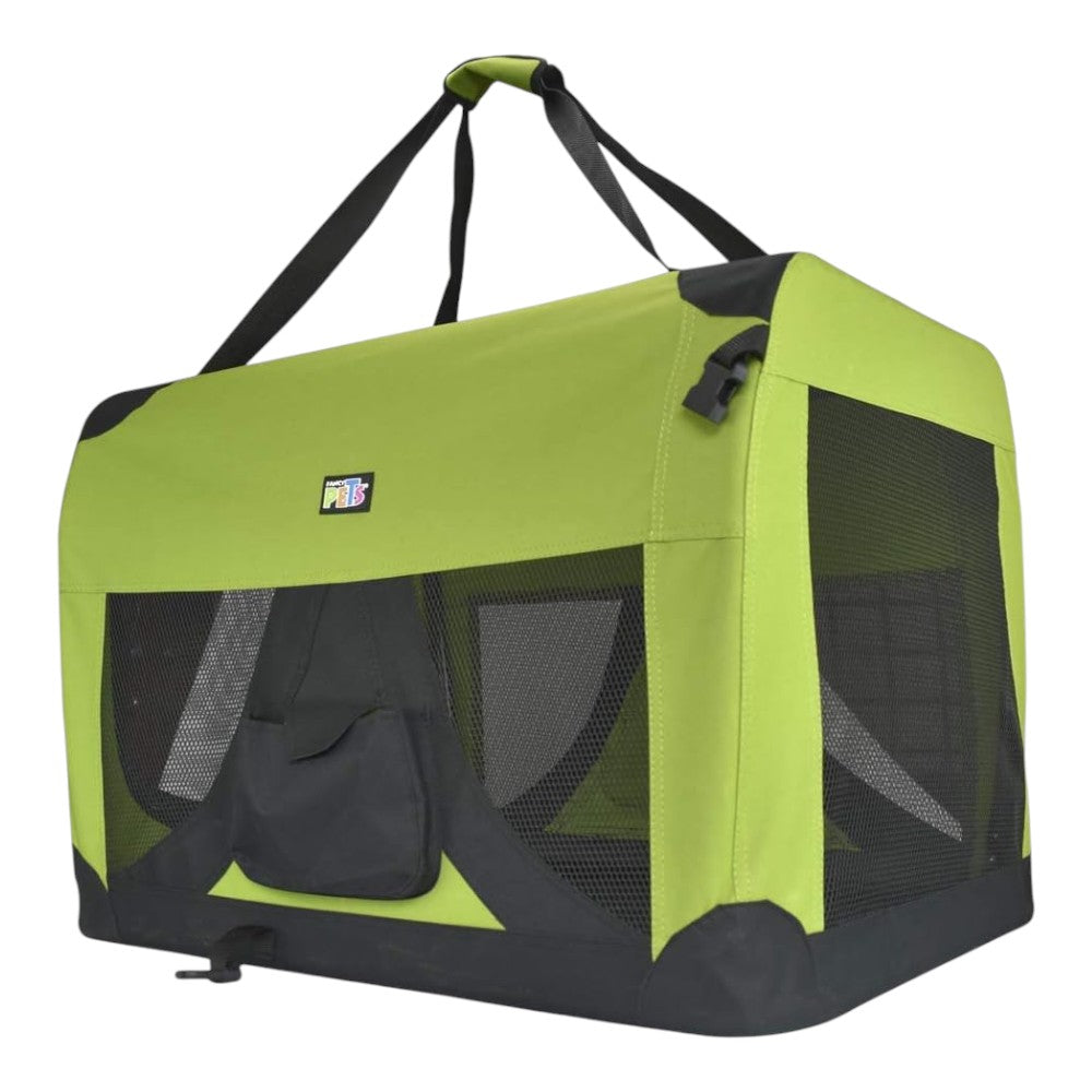 Transportadora para perros pequeños Fancy Pets Int Verde Chica