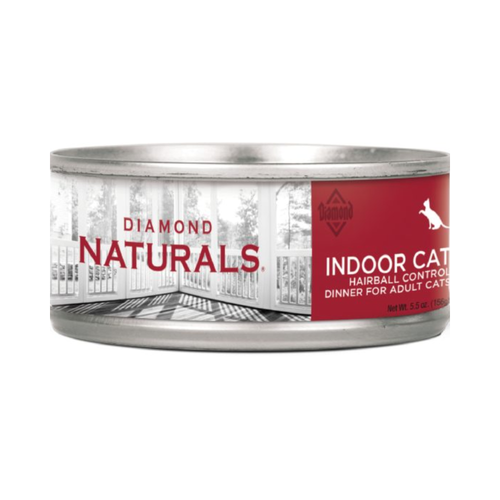 1 Lata Diamond Naturals Indoor Cat Hairball Control 156 g
