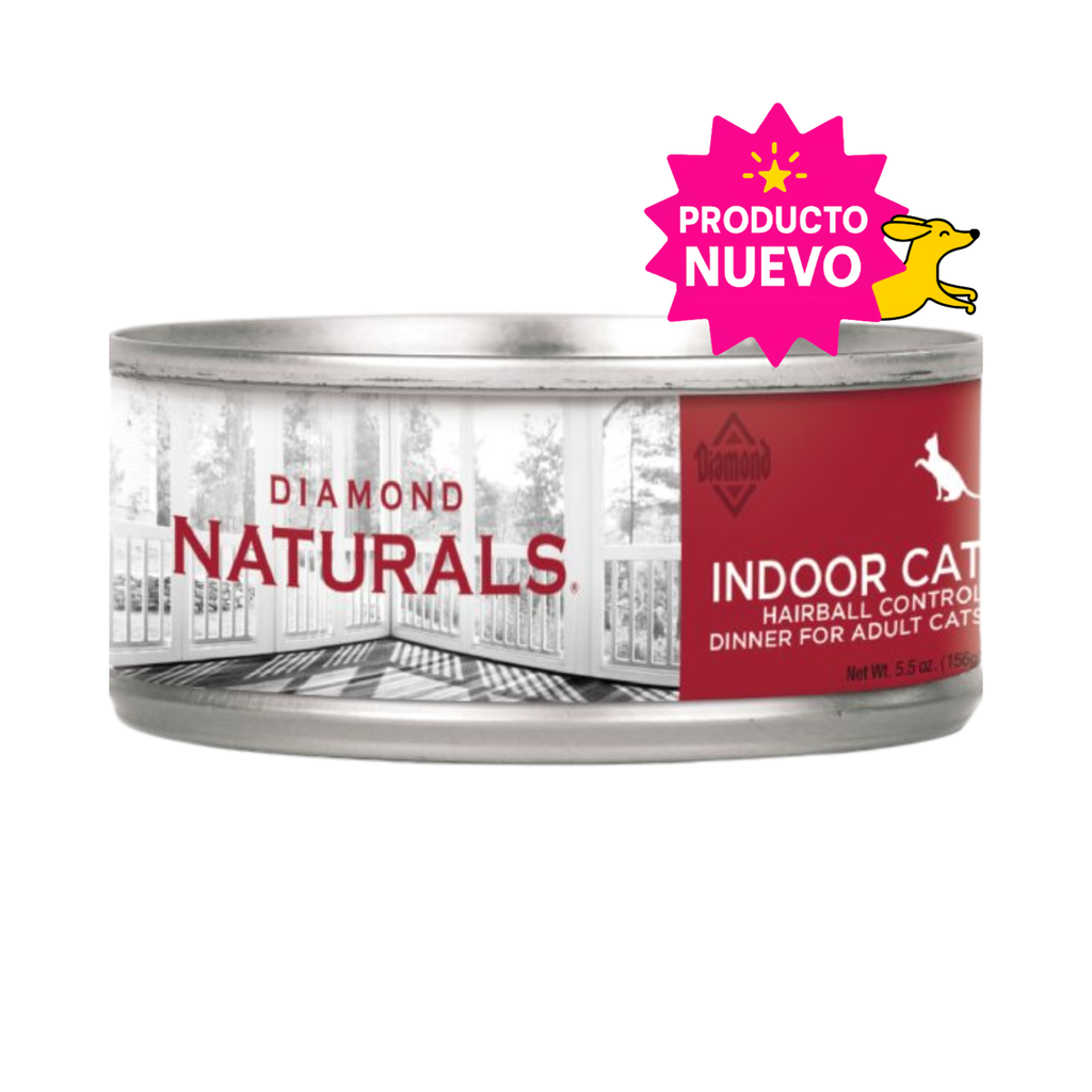 1 Lata Diamond Naturals Indoor Cat Hairball Control 156 g