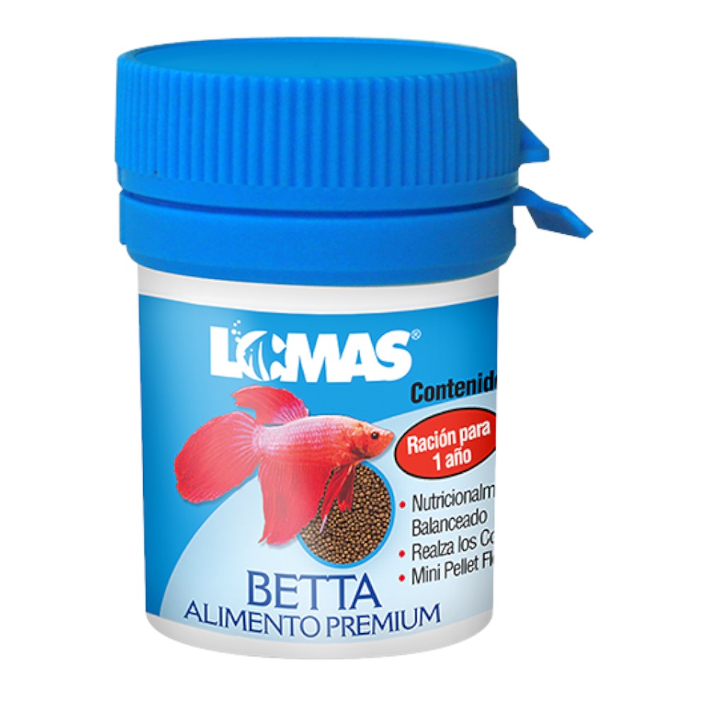 Lomas Alimento Premium para Pez Betta Frasco 8g