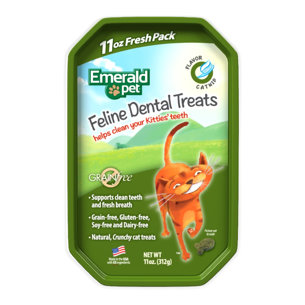 Premios para Gatos Dental Treats, Sabor Catnip, Dientes Limpios, Fresh Pack 312gr