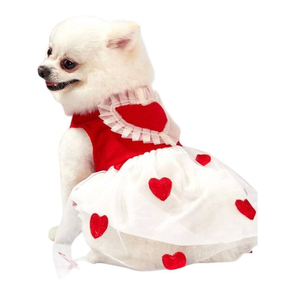 vestidos rojos para perritas