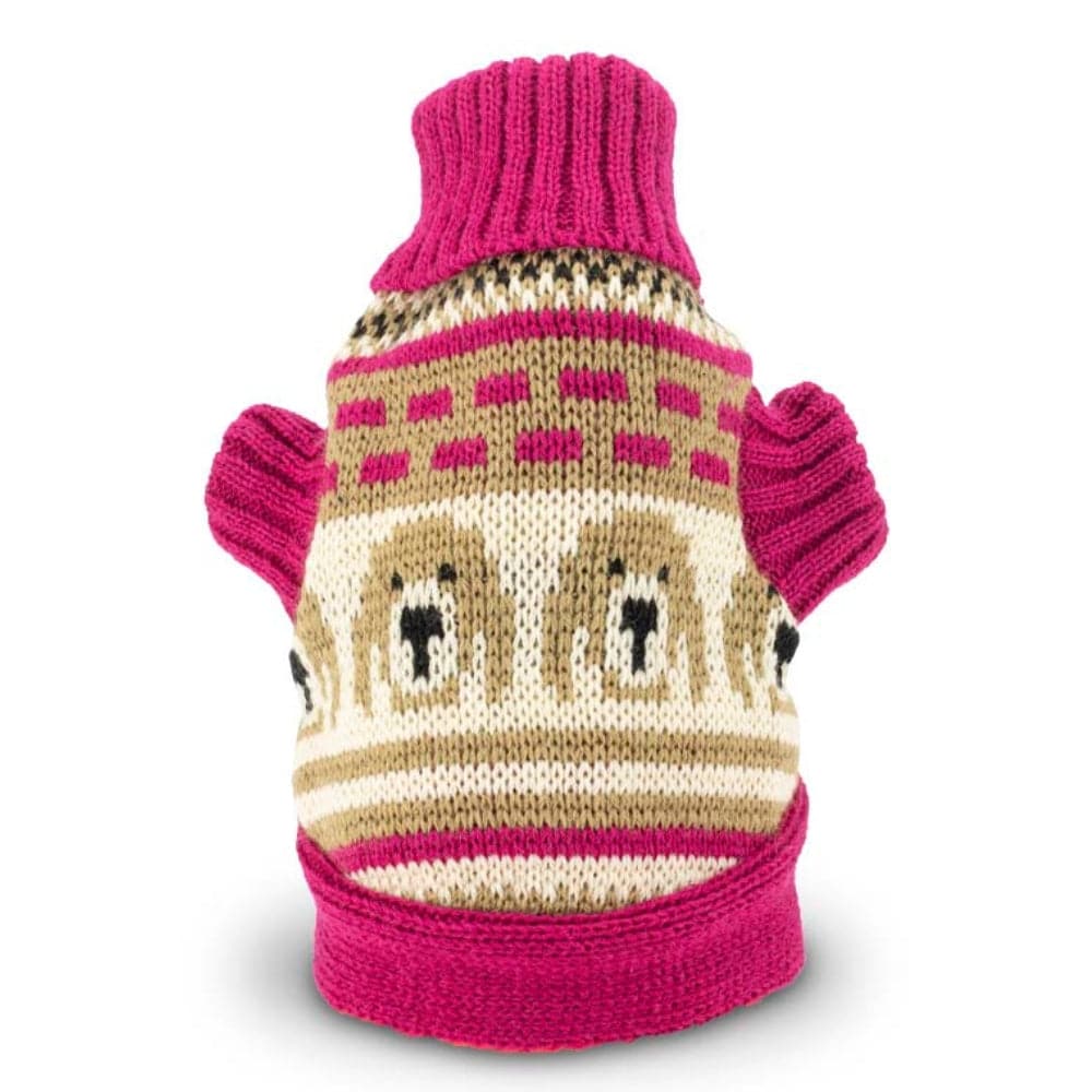 Suéter rosa con figuras de perro Talla 9 - AniMALL