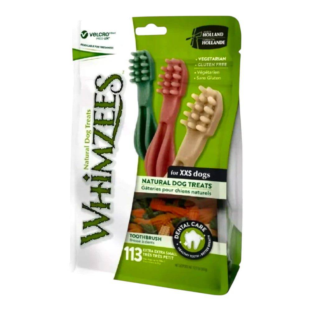 Whimzees Cepillo de Dientes XXS 113 pzas - AniMALL