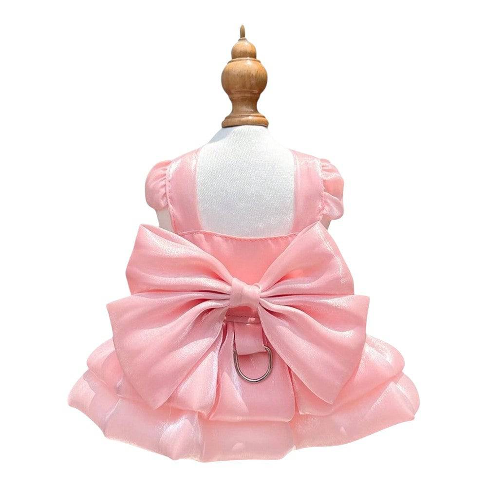 Vestido de Noche Coquette con Moño Rosa XS - AniMALL