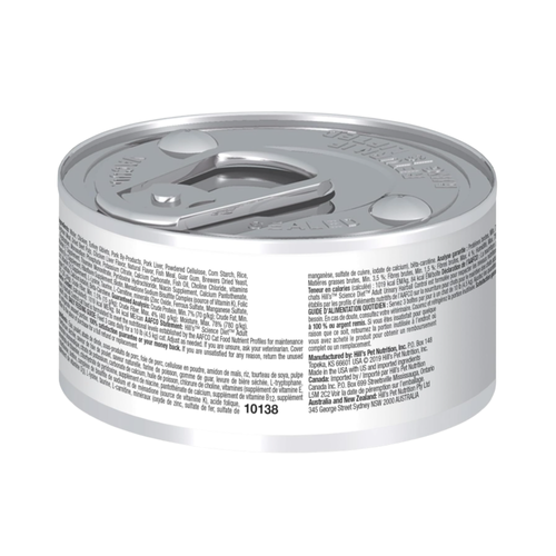 1 Lata Hill's Science Diet Alimento Húmedo Urinary Hairball Control para Gato Adulto Receta de Pollo, 82g