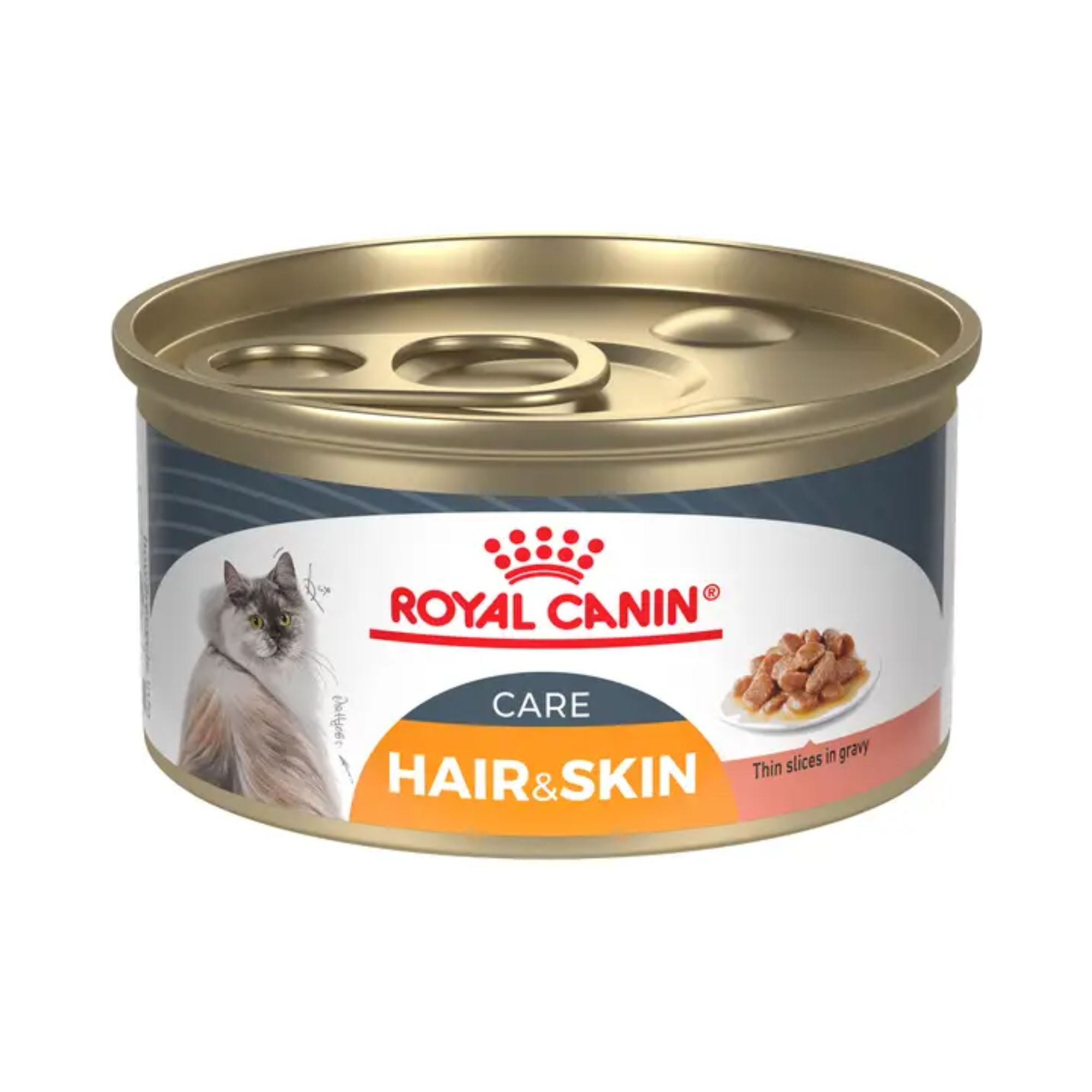 24 latas Royal Canin Hair and Skin Care 85 g, alimento húmedo para piel y pelaje de gato