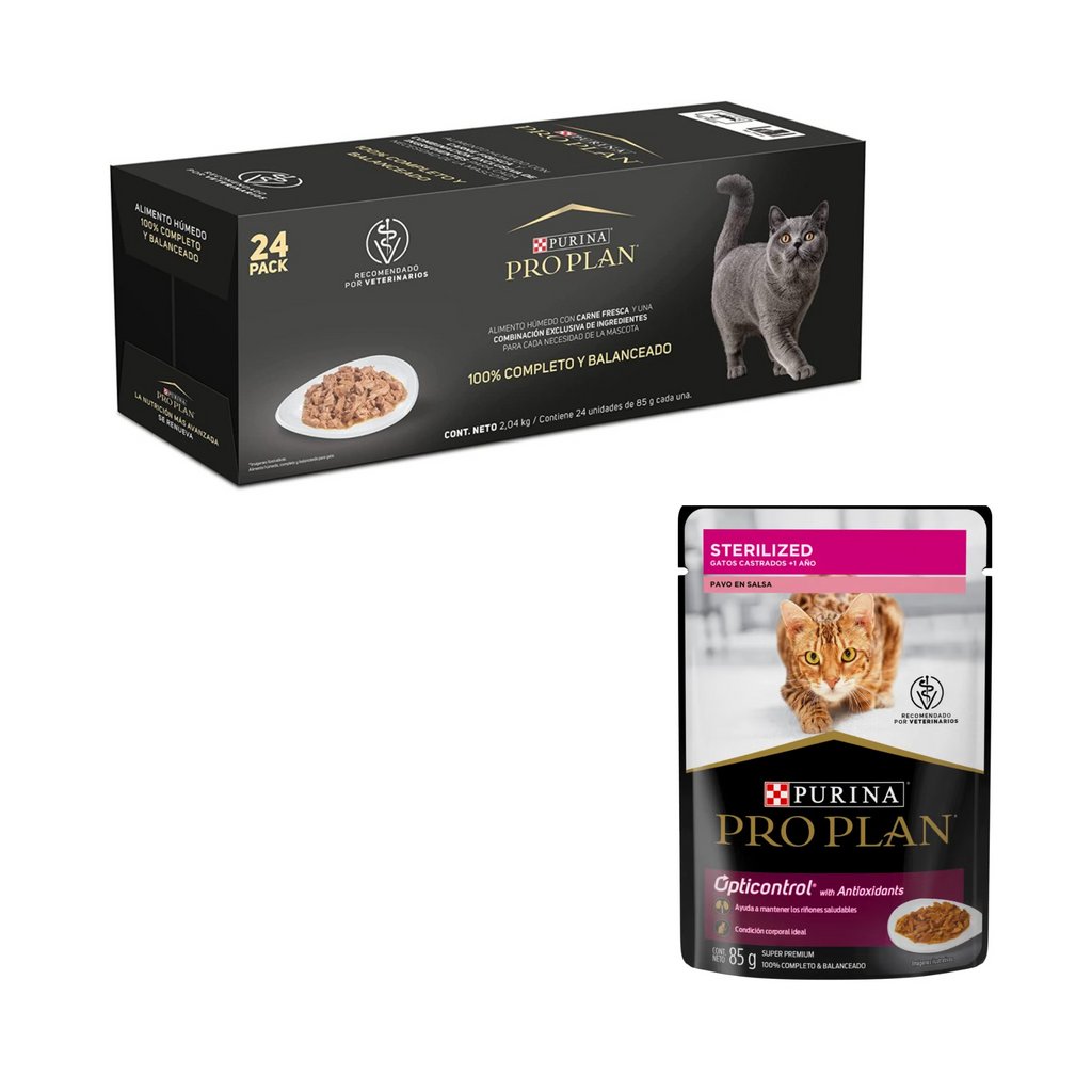 Sobre Pro Plan Gato Adulto Esterilizado 85 g en salsa