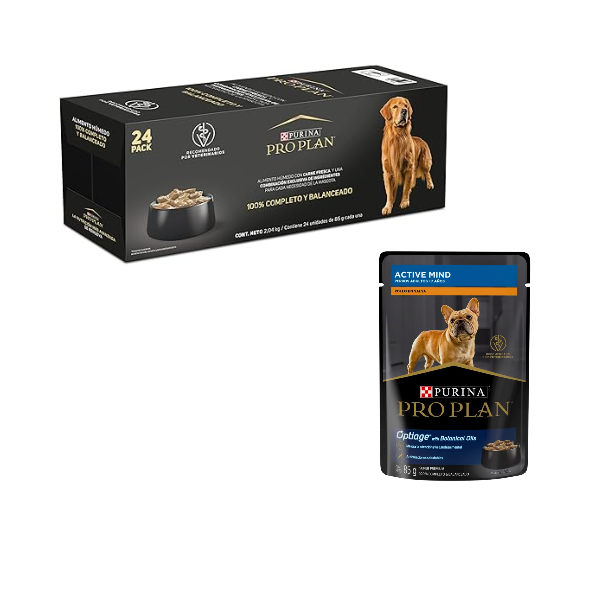 Pro Plan Perro Senior pouch con tecnología Optiage