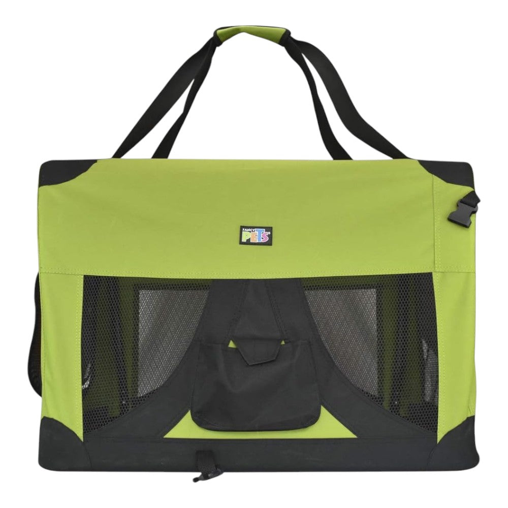 Transportadora para perros pequeños Fancy Pets Int Verde Chica