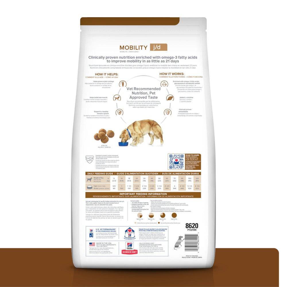 Hill's Prescription Diet j/d, Cuidado de Articulaciones, para Perro, 3.9 Kg - AniMALL