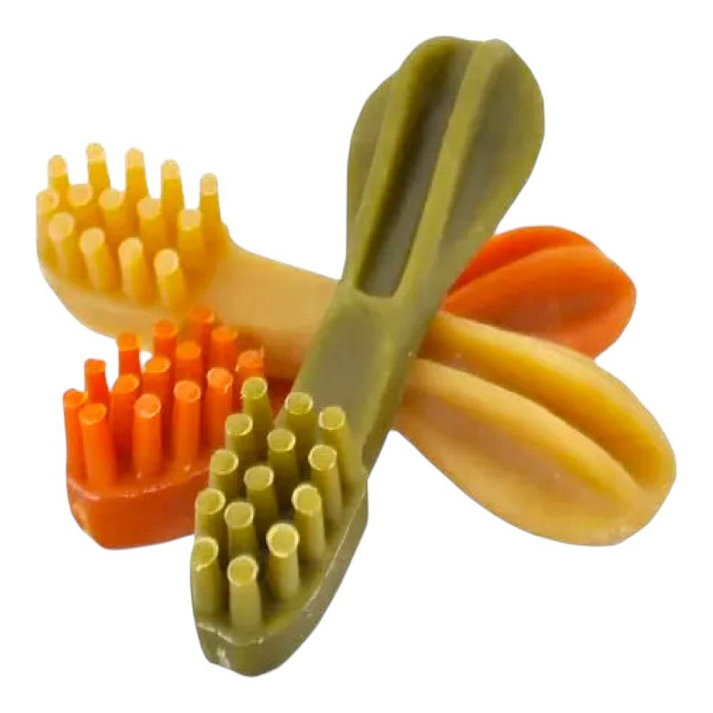 Whimzees Cepillo de Dientes XS, premio dental con forma de cepillo para razas pequeñas