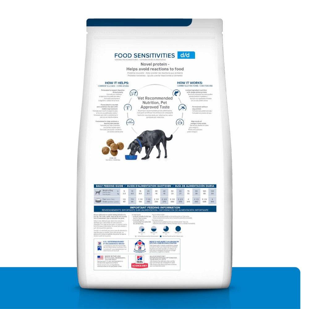 Hill's Prescription Diet d/d, Sensibilidades Alimentarias para Perro, 3.6 Kg - AniMALL