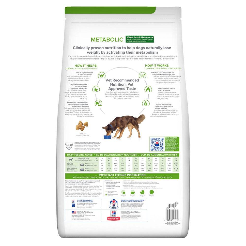 Hill's Prescription Diet Metabolic, Pérdida y Mantenimiento del Peso, para Perro, 8 Kg - AniMALL