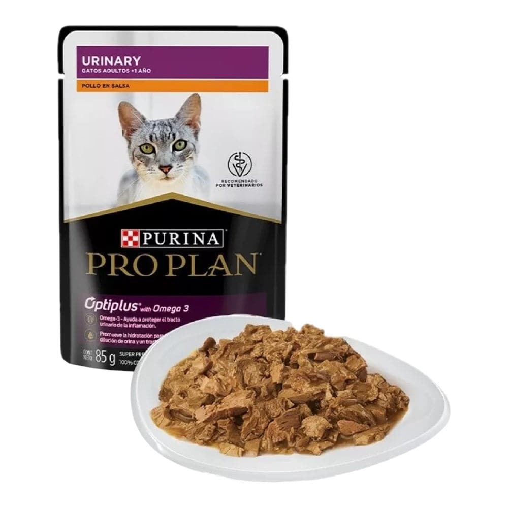 Caja de 24 pouches Pro Plan Gato Adulto Urinary 85 g
