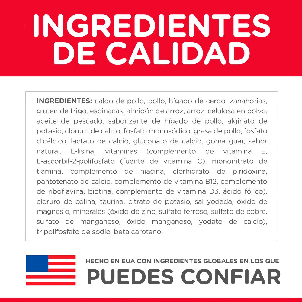 24 Latas Hill's Science Diet Kitten Healthy Cuisine, Alimento saludable húmedo en lata para gatito 79g - AniMALL