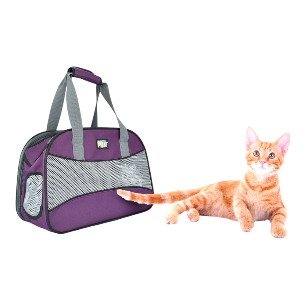 Transportador de Gatos Classic Morada Mediana Fancy Pets