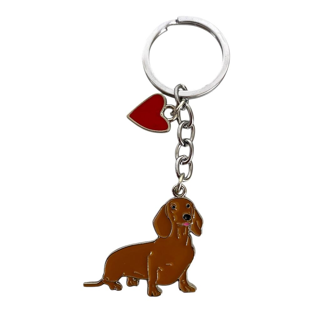 Llaveros de perros Dachshund Corazón para AniMallover