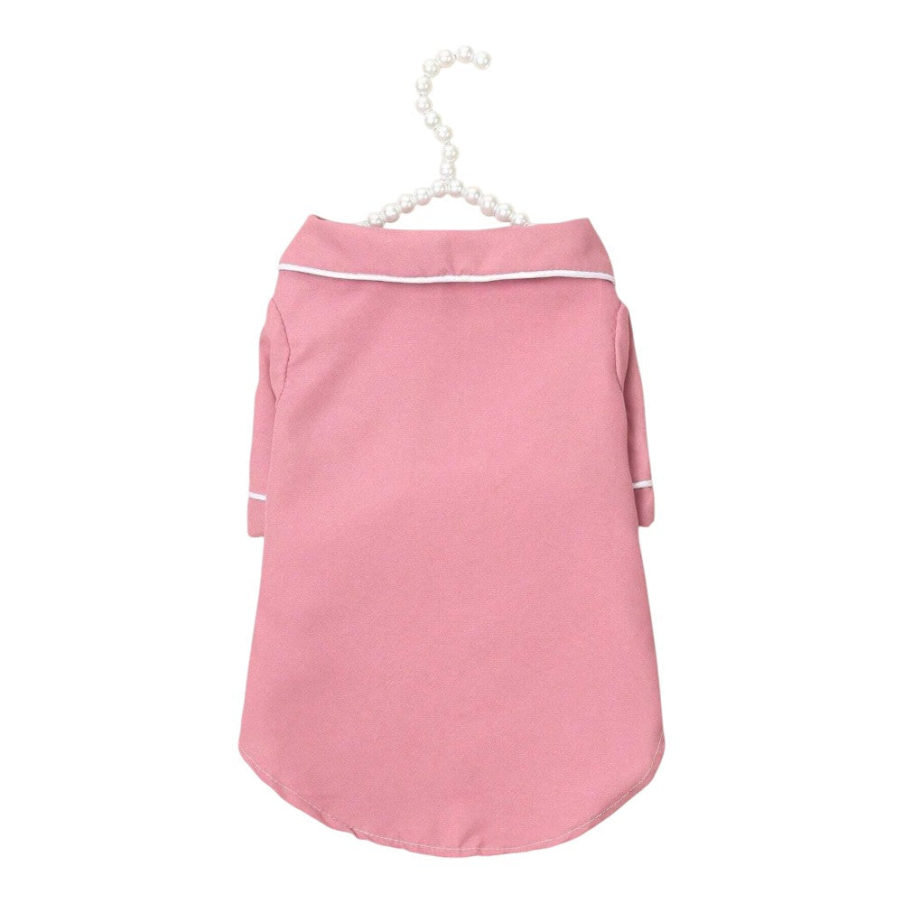 Pijama de perro Rosa Coral S