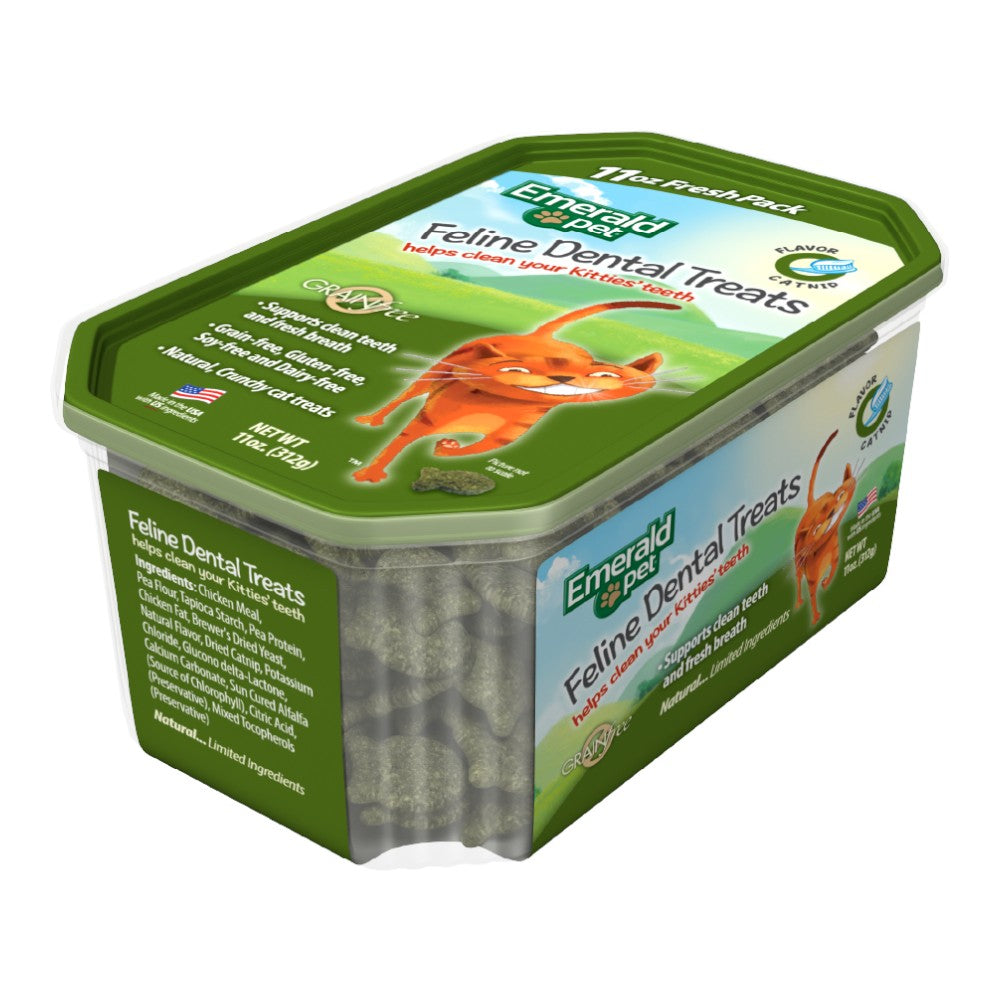 Premios para Gatos Dental Treats, Sabor Catnip, Dientes Limpios, Fresh Pack 312gr