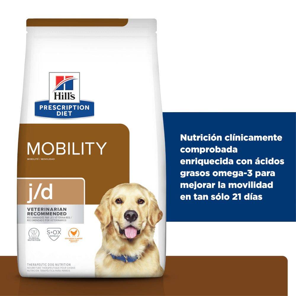 Hill's Prescription Diet j/d, Cuidado de Articulaciones, para Perro, 3.9 Kg - AniMALL