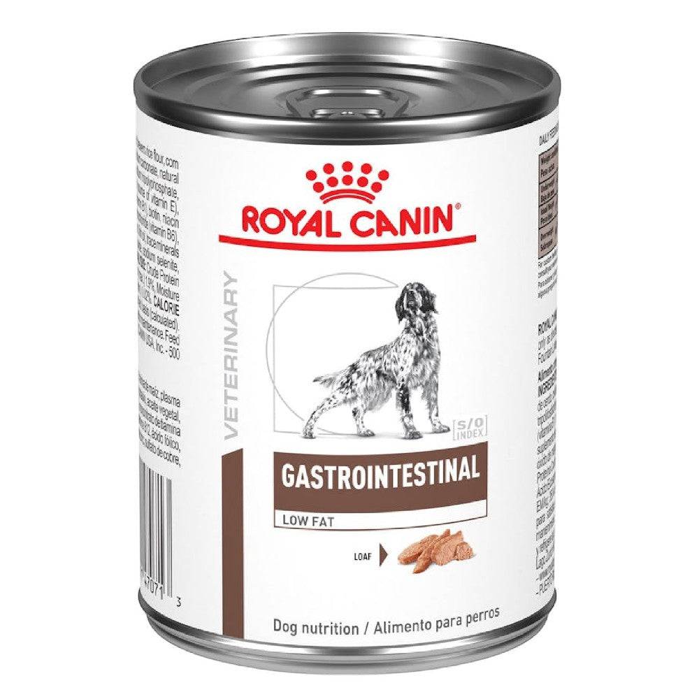 12 Latas Royal Canin Vet Gastrointestinal Low Fat Canine 385 gr - AniMALL
