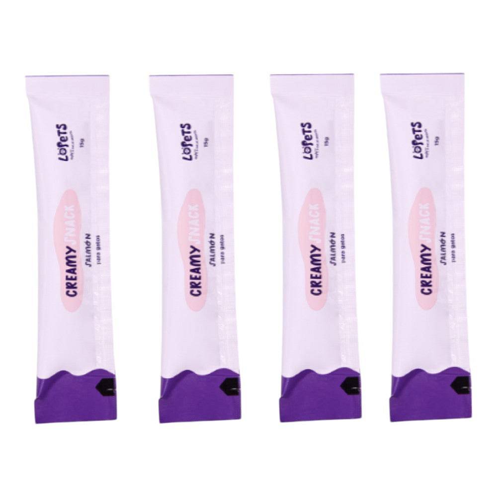6 Sobres Premio Cremoso para Gatos Sabor Salmón 60 gr - AniMALL
