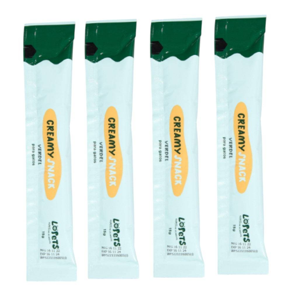 6 Sobres Premio Cremoso para Gatos Sabor Verdel 60 gr - AniMALL