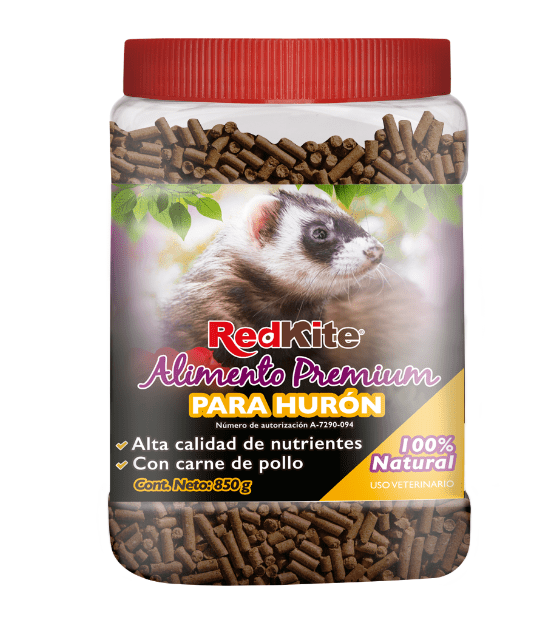 Alimento Premium para Hurón 850g RedKite - AniMALL