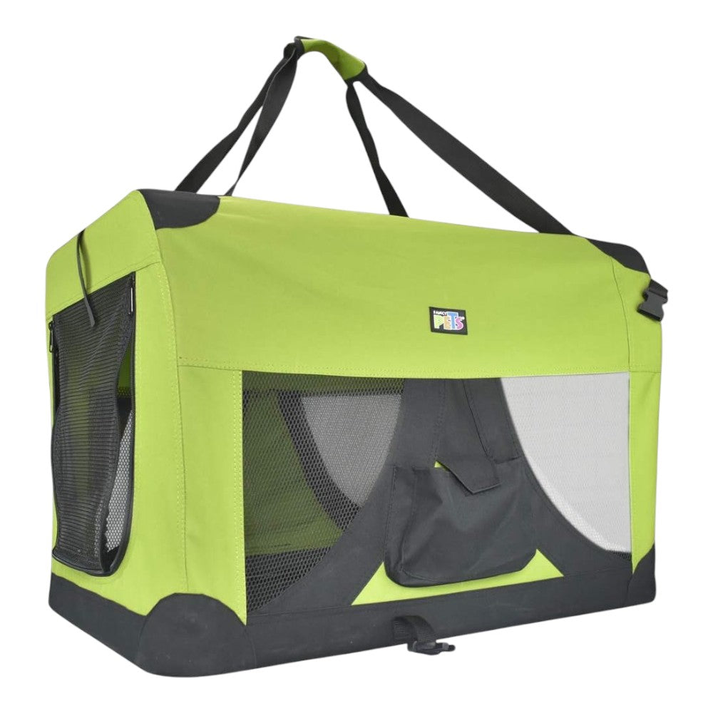 Transportadora Perrera Int Verde Grande - Fancy Pets