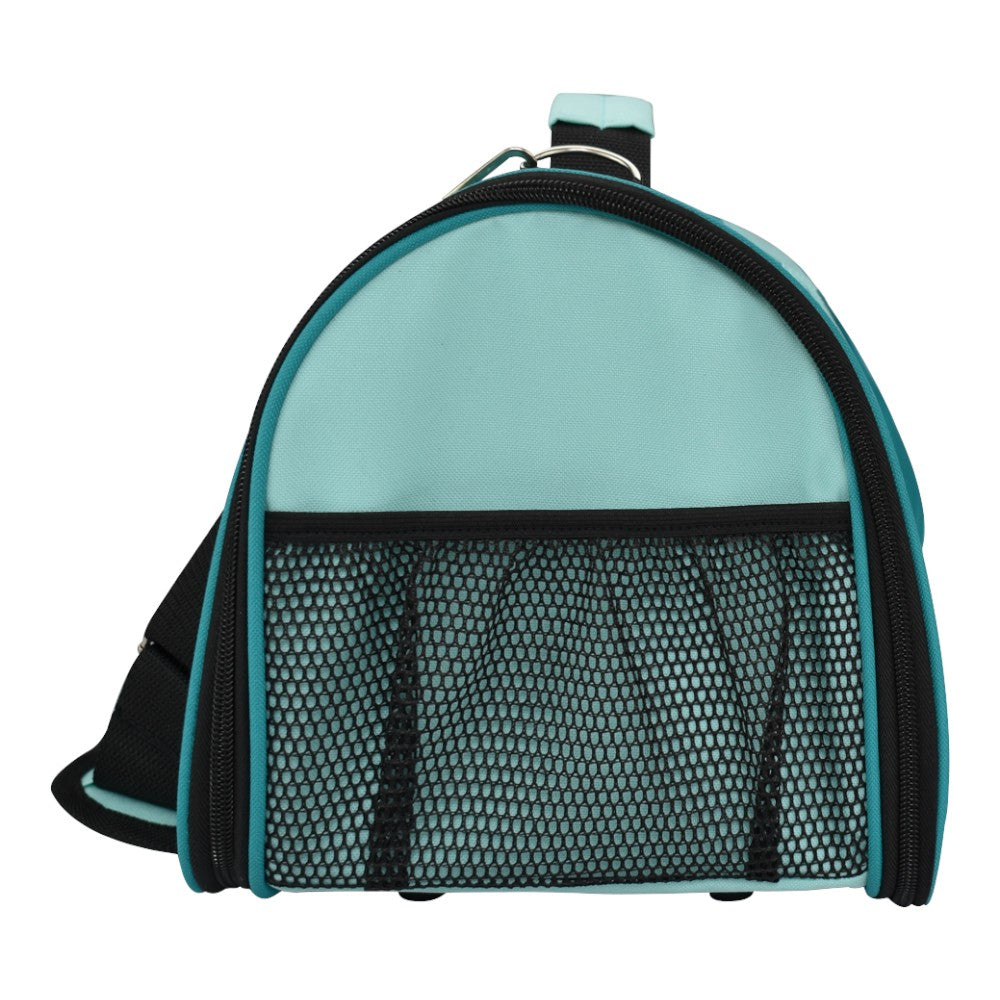 Transportadora Fancy Pets  Azul con Visera CH