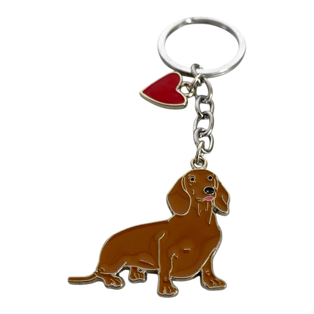 Llaveros de perros Dachshund Corazón para AniMallover