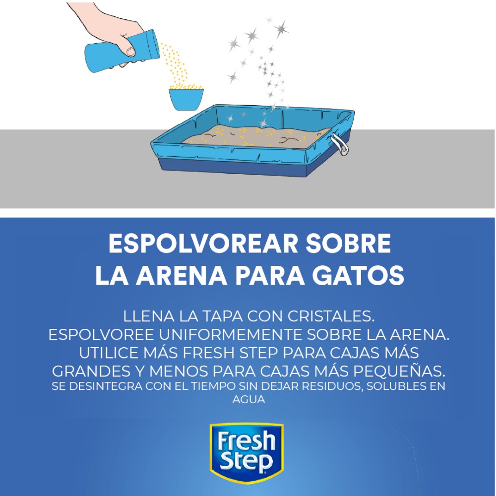 arena con cristales