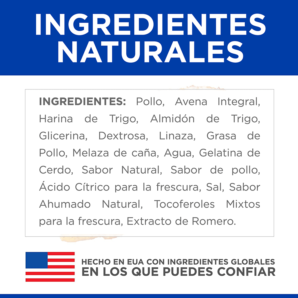 5 Hill's Natural Jerky Mini Strips, premios para perro con pollo sin conservadores 200g - AniMALL