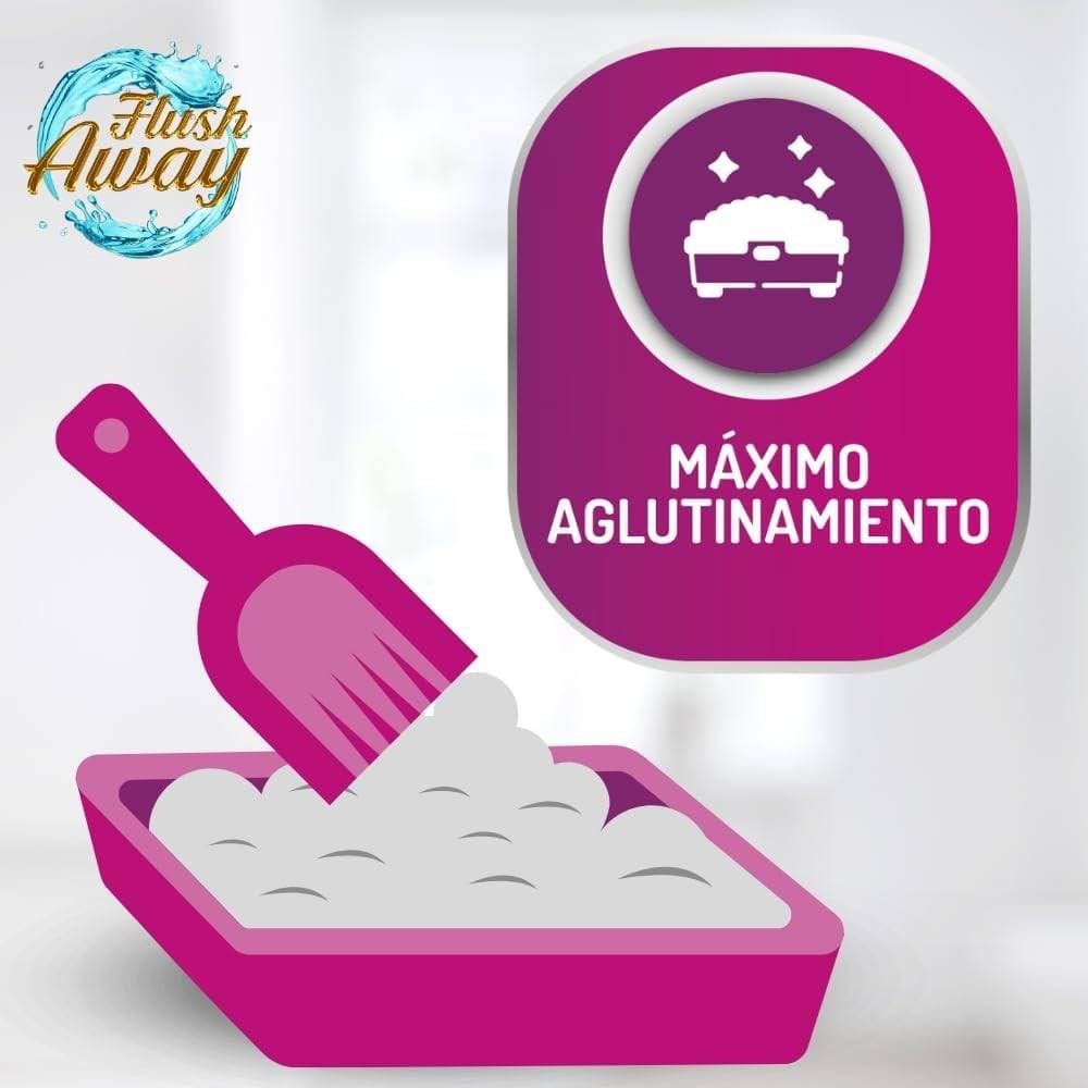 Arena para Gato Flush Away 4 kg - AniMALL
