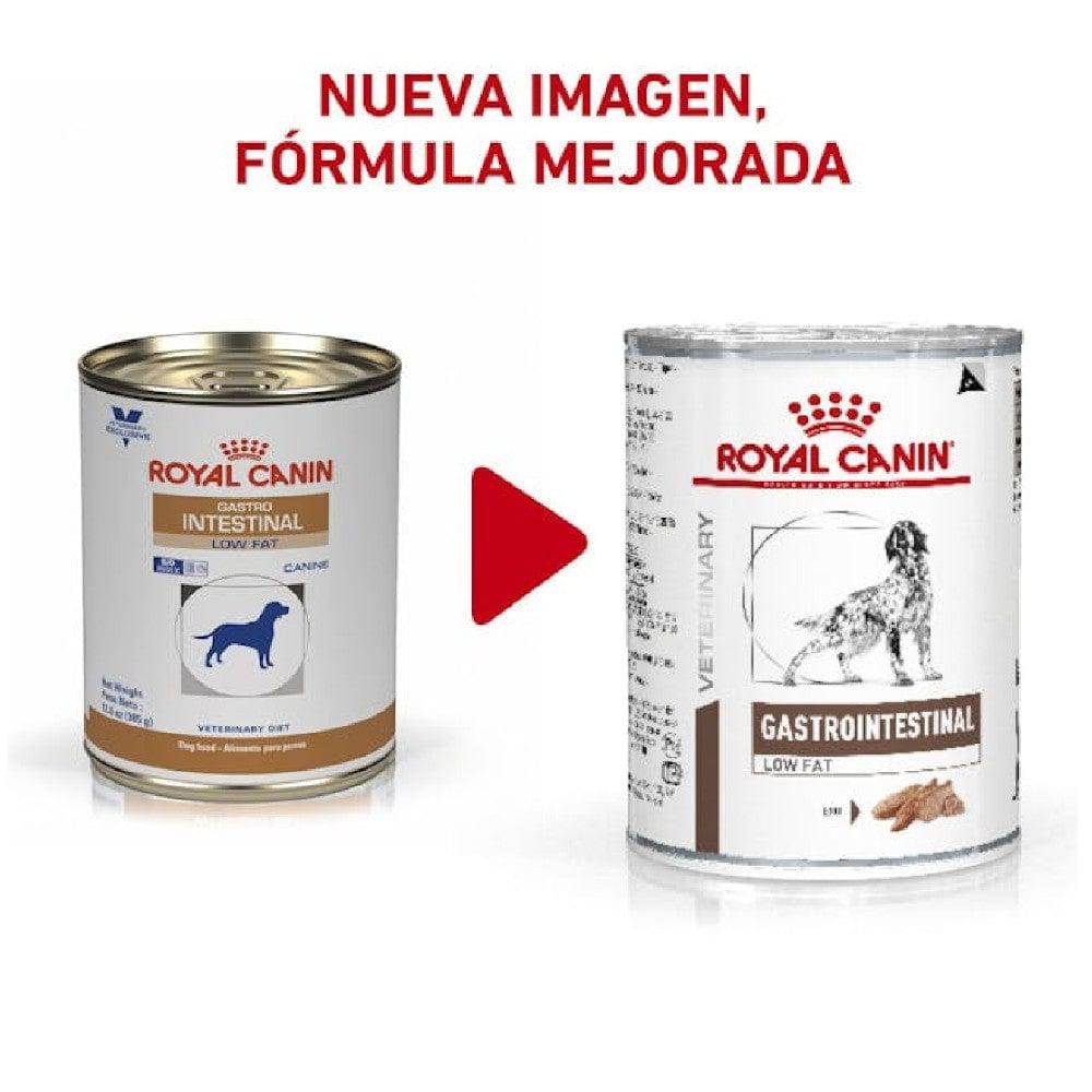 12 Latas Royal Canin Vet Gastrointestinal Low Fat Canine 385 gr - AniMALL