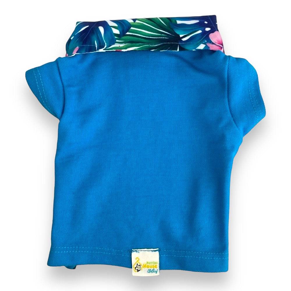 Playera Polo Turquesa Talla 5 - AniMALL