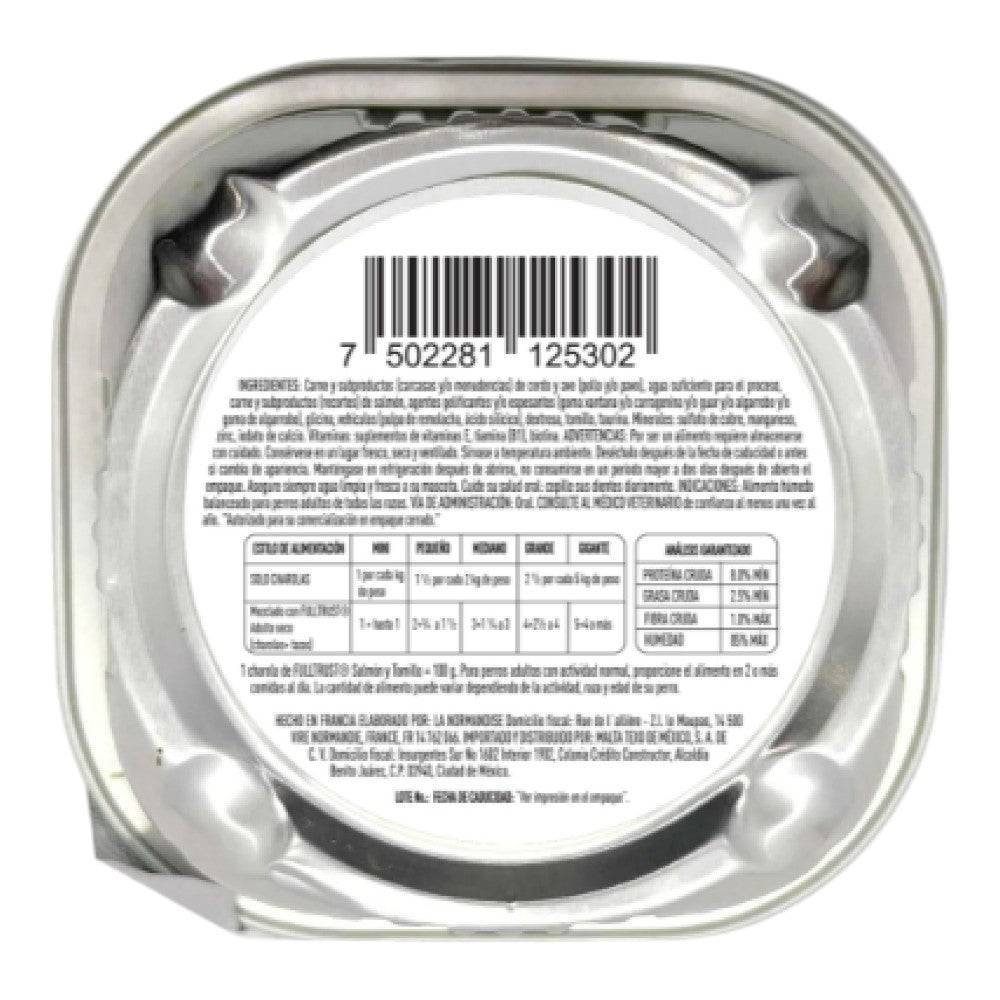 Lata Alimento Húmedo para Perro Salmón y Tomillo 100 gr - AniMALL