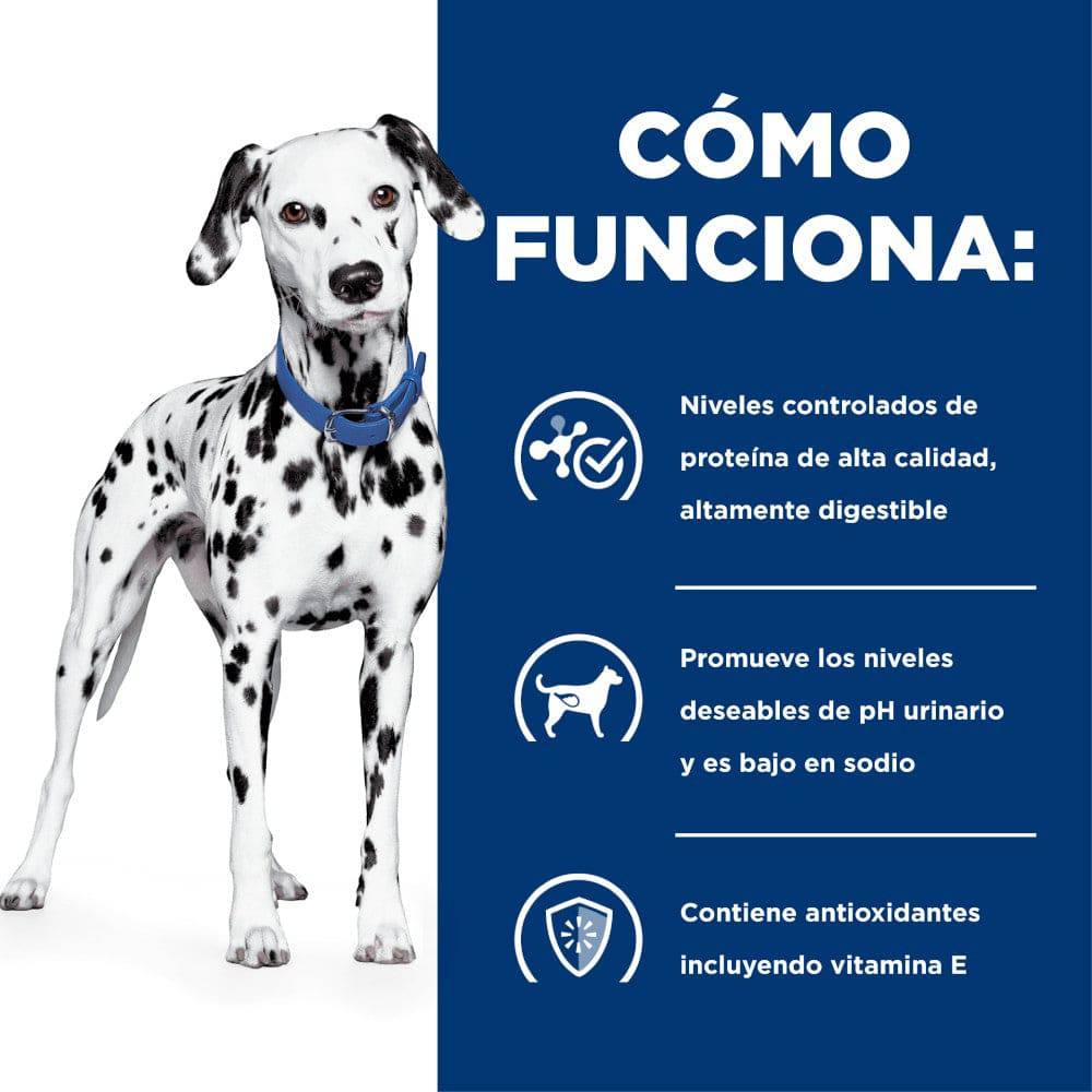 Hill's Prescription Diet u/d, Cuidado Urinario, Alimento Seco para Perro, 3.9 Kg - AniMALL