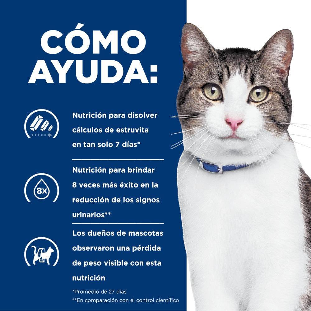 Hill's Prescription Diet c/d Multicare + Metabolic, Cuidado Urinario + Metabolic, para Gato, 2.9 Kg - AniMALL