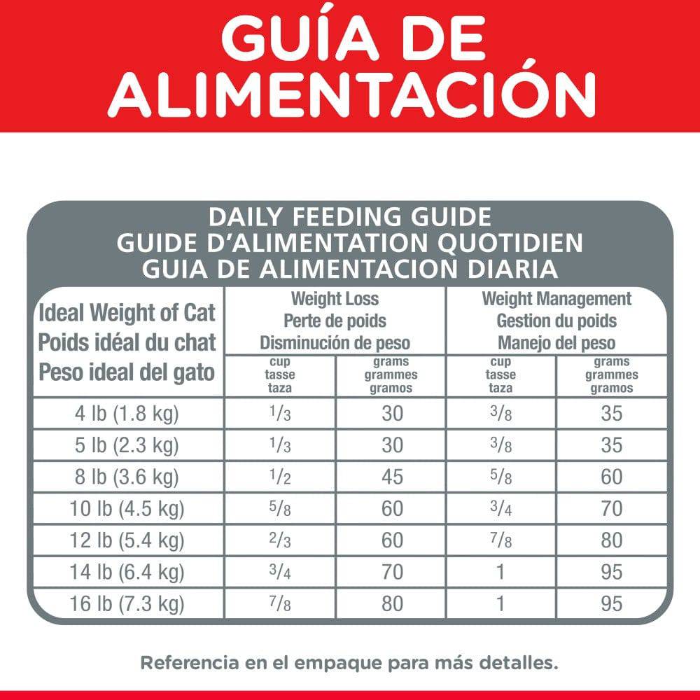 Hill's Science Diet Adult Light, alimento saludable bajo en calorías para gato adulto 7.3Kg - AniMALL