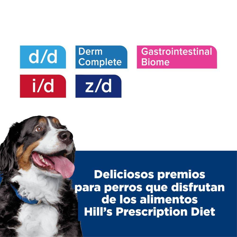 2 Pzas Hill's Prescription Diet Hypoallergenic Treats, Premios Hipoalergénicos para Perro, 340 g - AniMALL