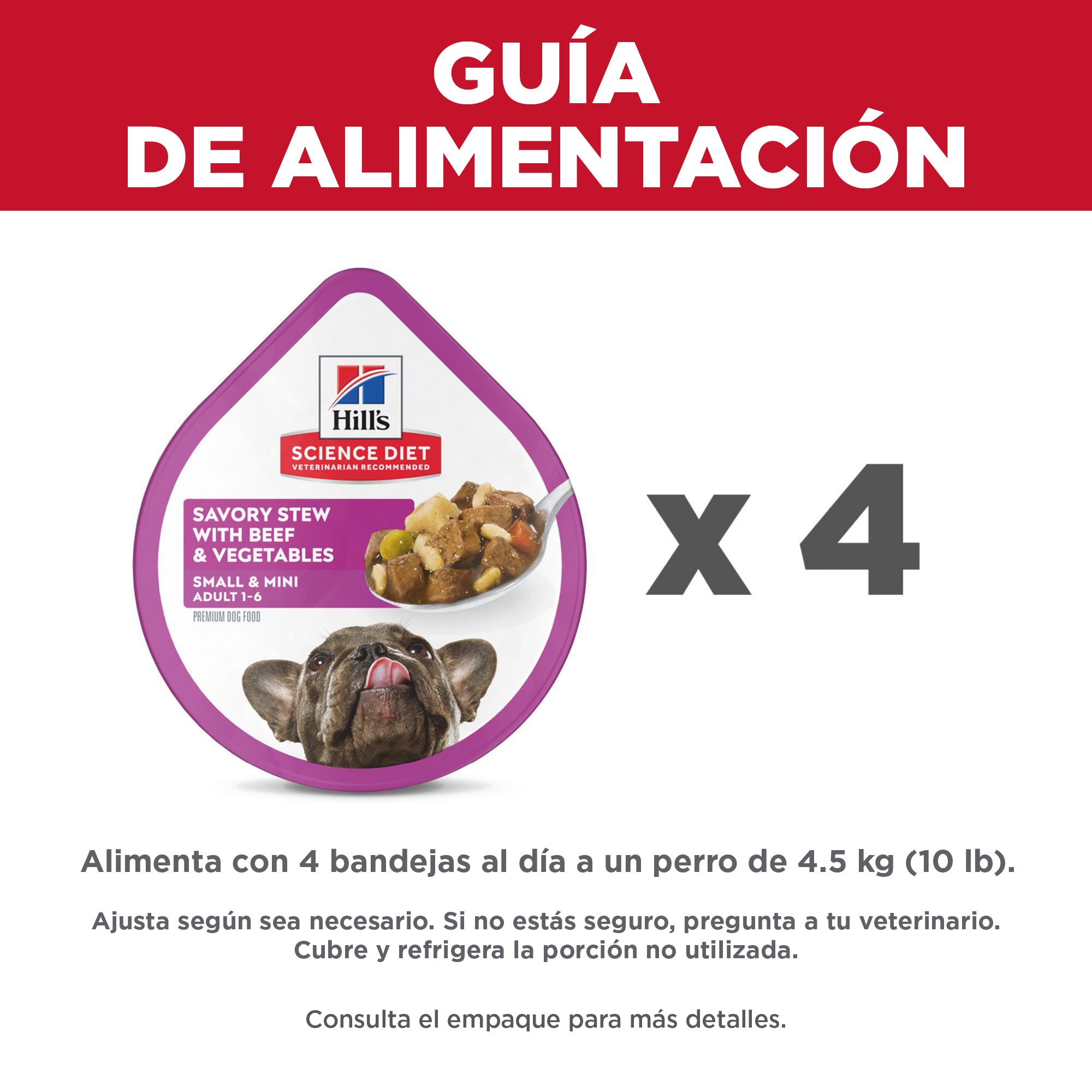 Hill's Science Diet Adult Small & Mini Alimento Húmedo para Perro Adulto Raza Pequeña 99 gr (1 Tray)