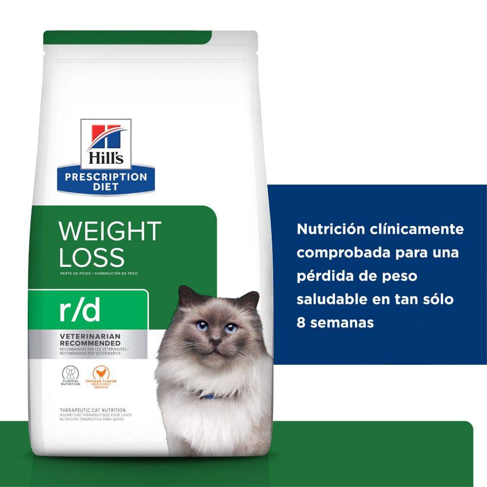 Hill's Prescription Diet r/d, Pérdida de Peso, para Gato, 3.9 Kg - AniMALL