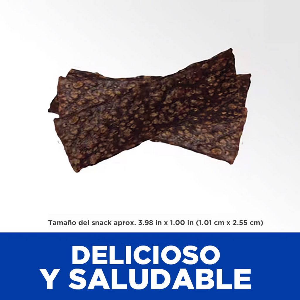 5 Premios Hill's Canine Natural Jerky Strips, Premios Naturales para Perro con Carne de Res Real, 200g