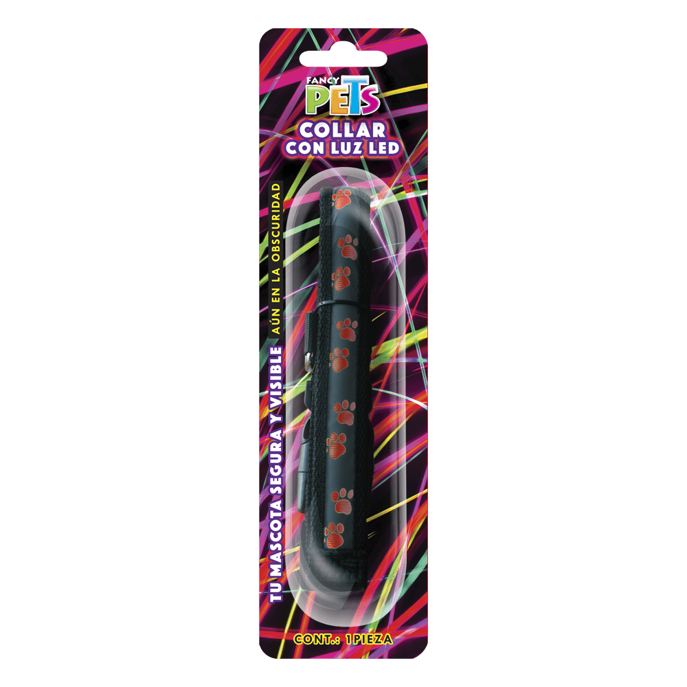 Collar Led Huellas Talla S - AniMALL