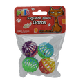 Juguete Pelota Bicolor para Gatos (4 Piezas), Fancy Pets - AniMALL