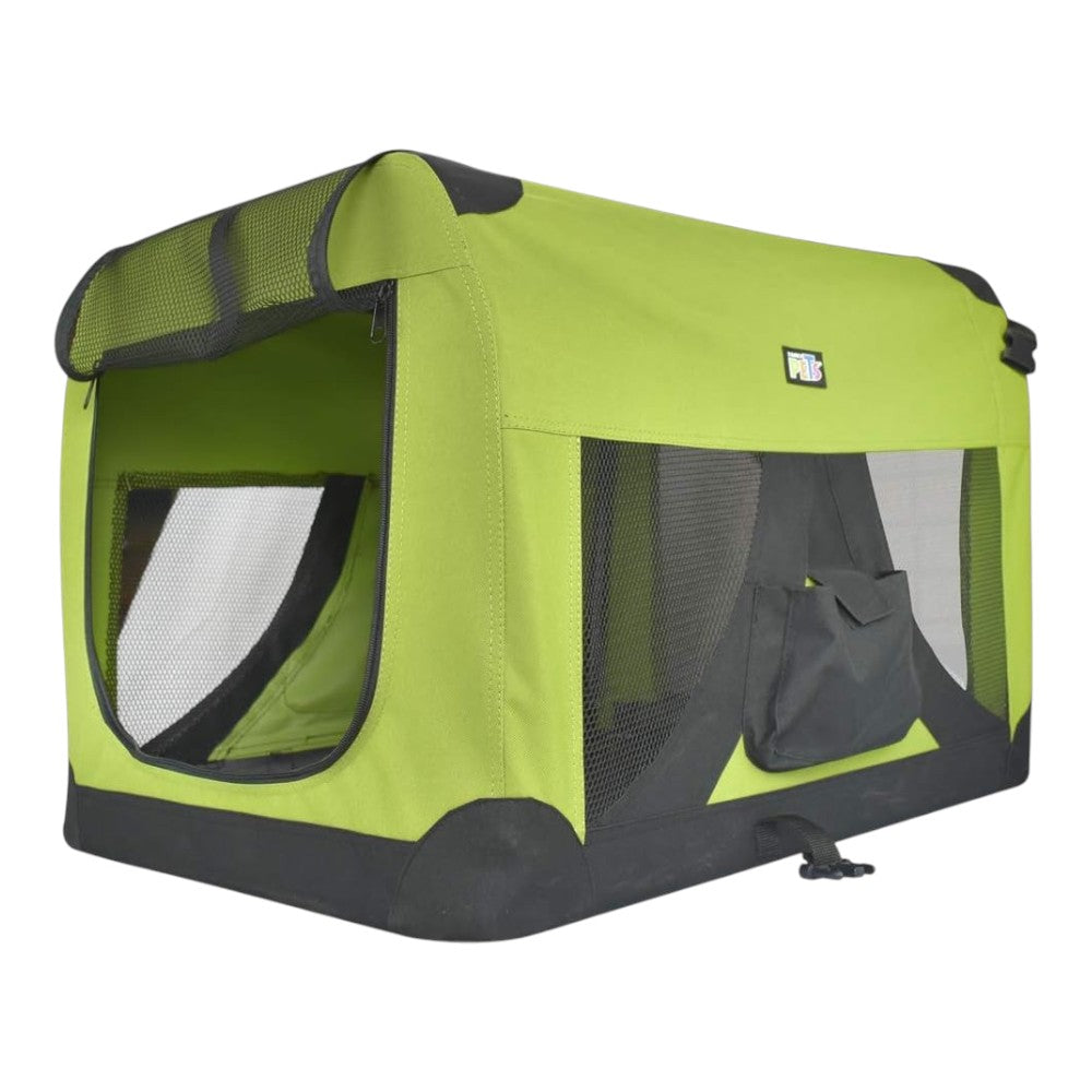 Transportadora Perrera Int Verde Jumbo - Fancy Pets