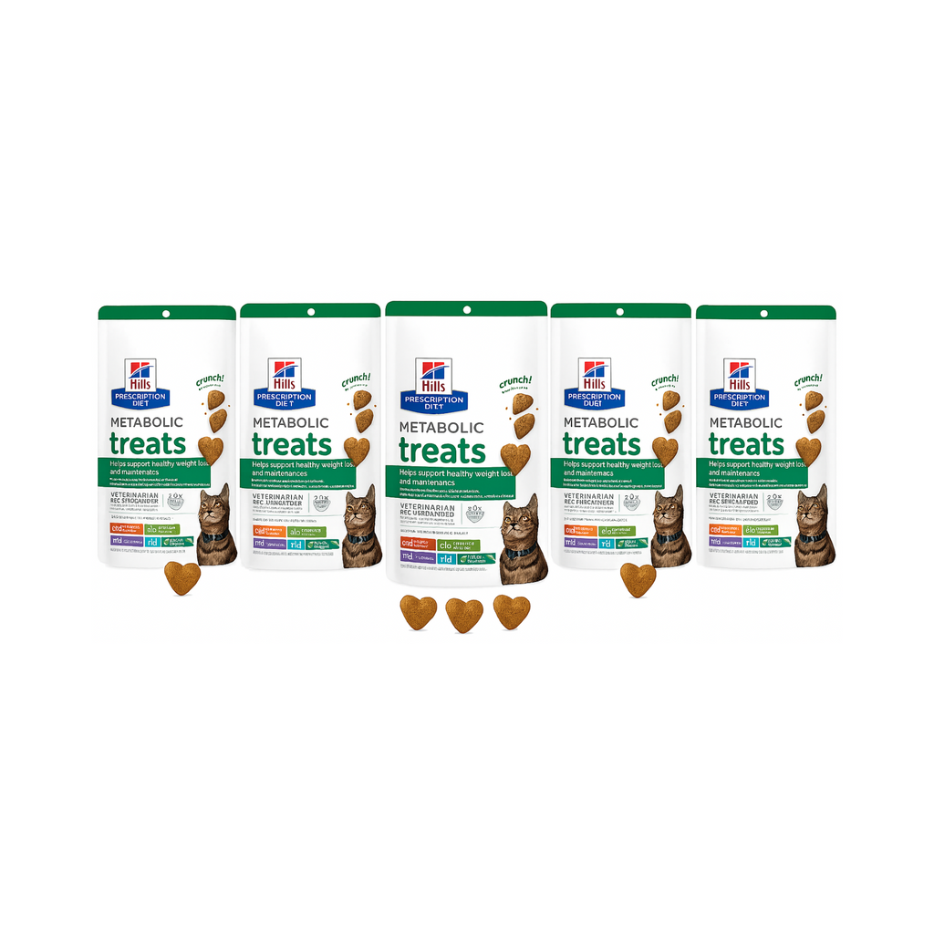5 Premios Hill's Prescription Diet Premios Metabolic Control de Peso para gatos 2.5 oz