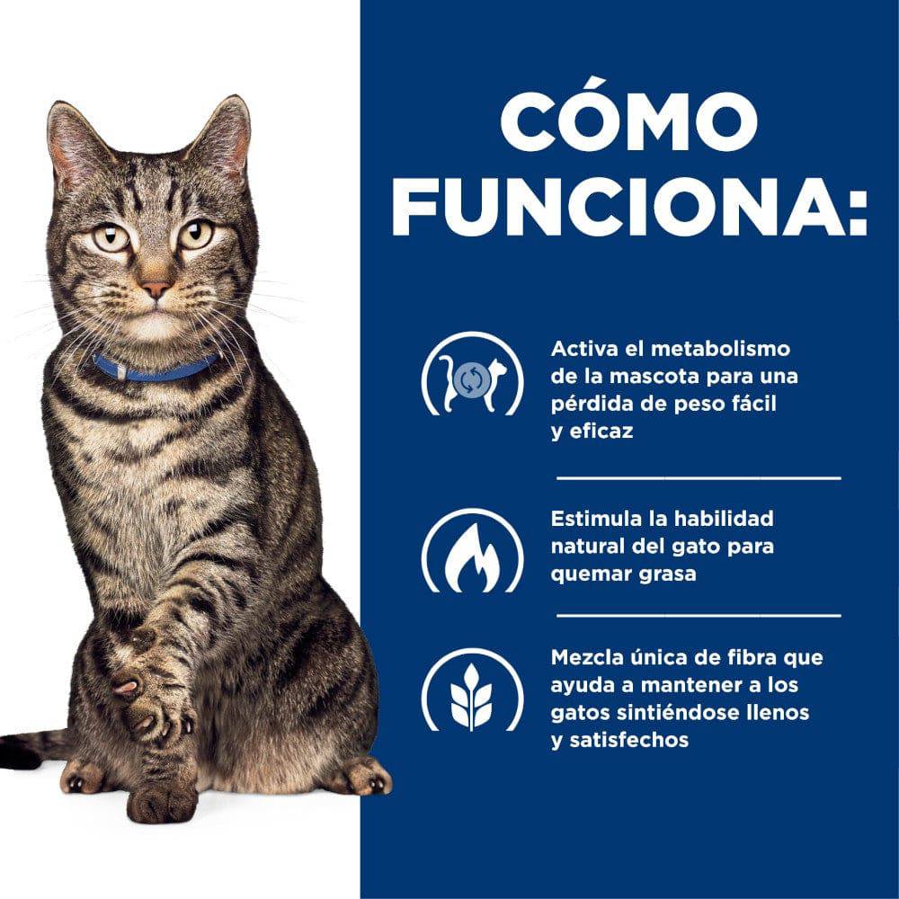 Hill's Prescription Diet Metabolic, Pérdida y Mantenimiento del Peso, para Gato, 8 Kg - AniMALL